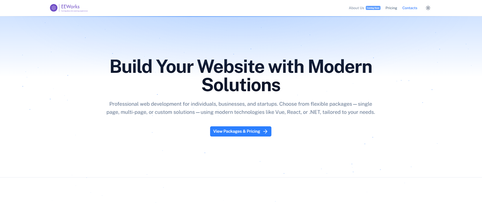 Landing Page Portal